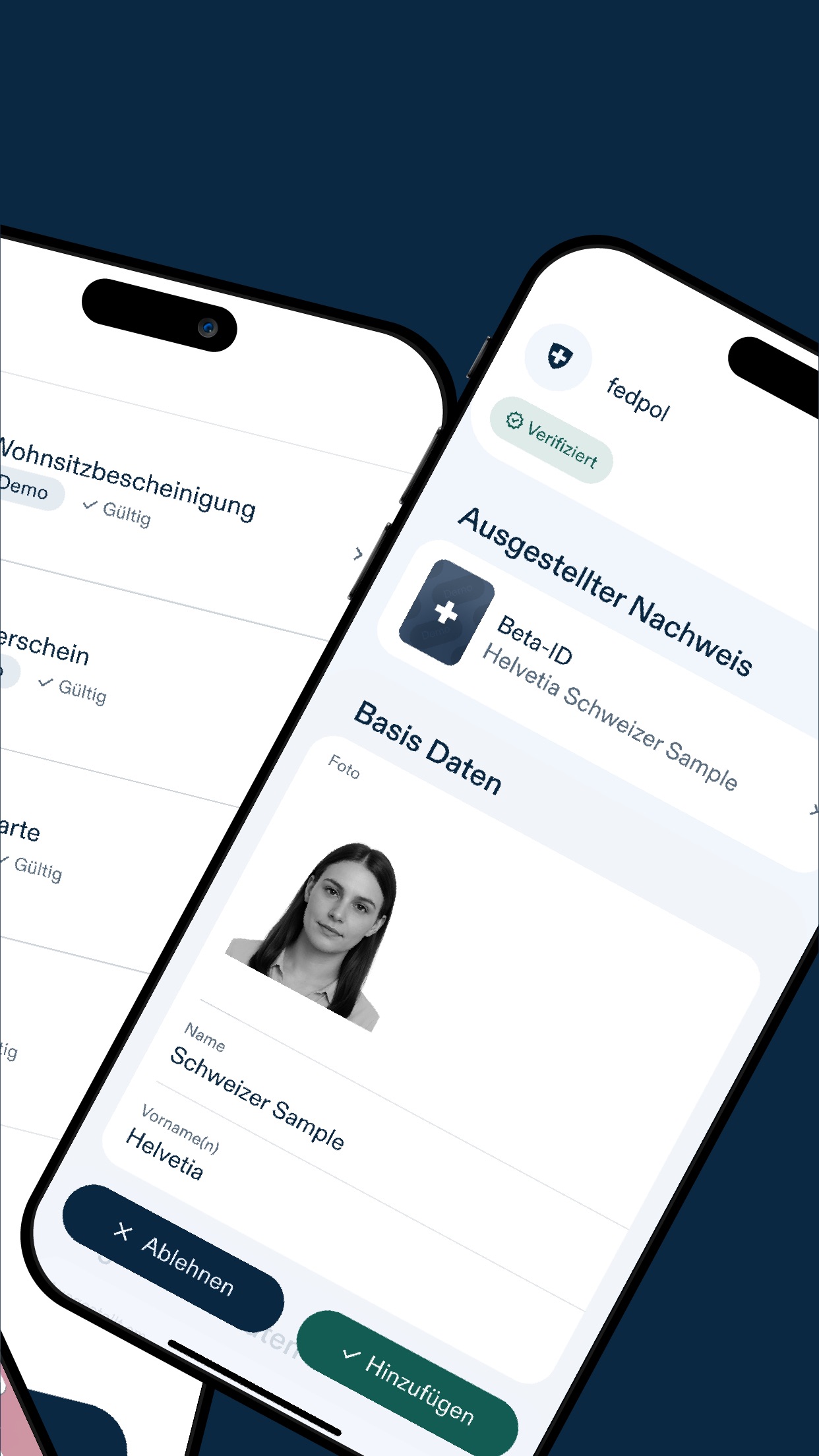 Screenshot 2 of swiyu Wallet