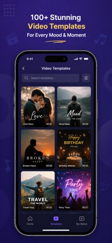 Video Status Maker - Audio iPhone screenshot