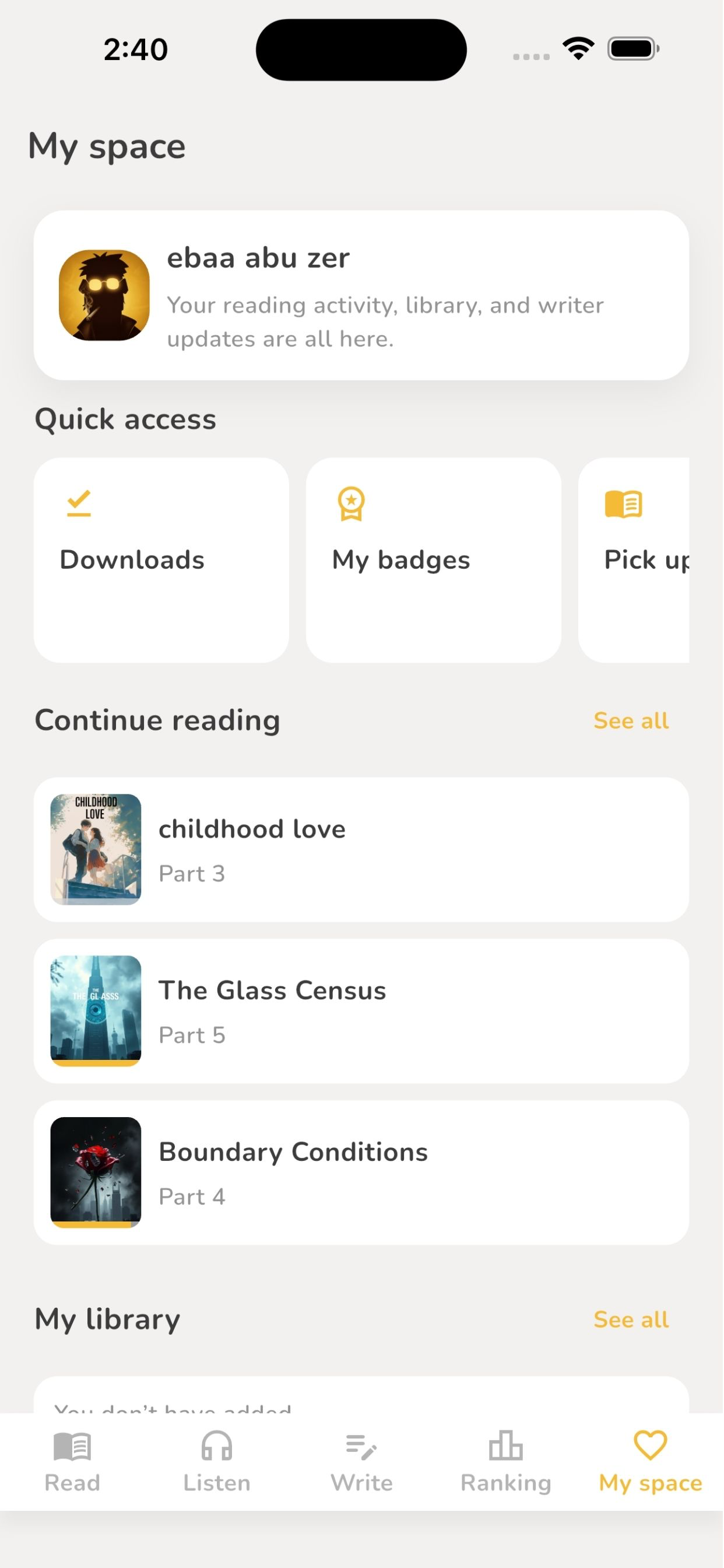 Voice Void Library