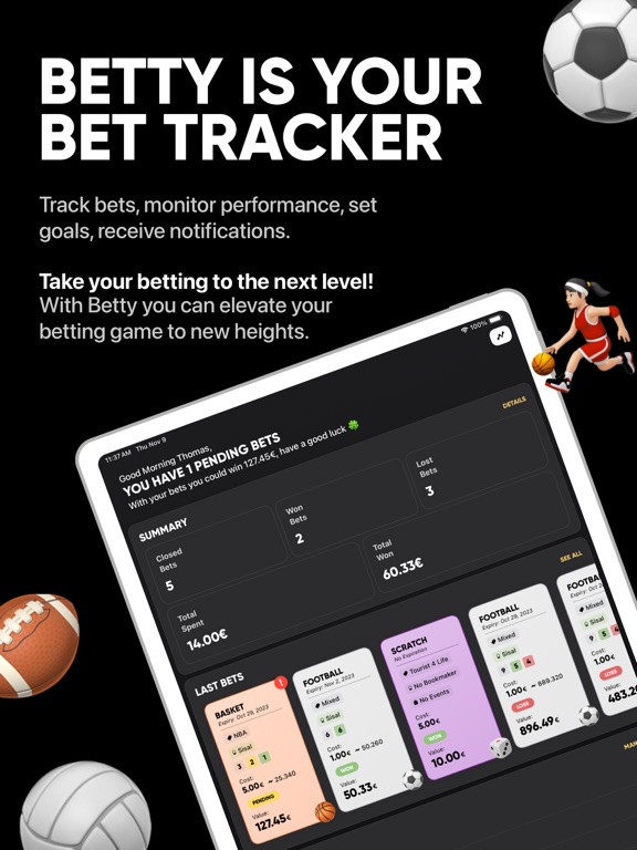 Betty - Sports Bet Tracker