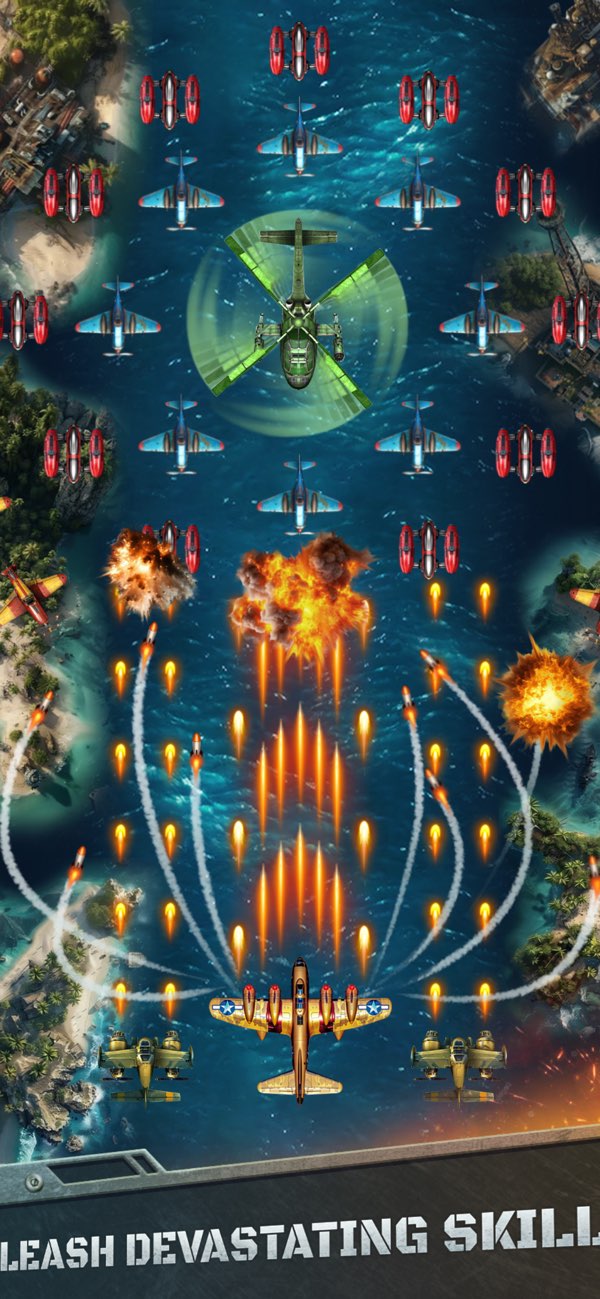 1945 WarGuard: Sky Shooter Hack screenshot 4 - game app interface