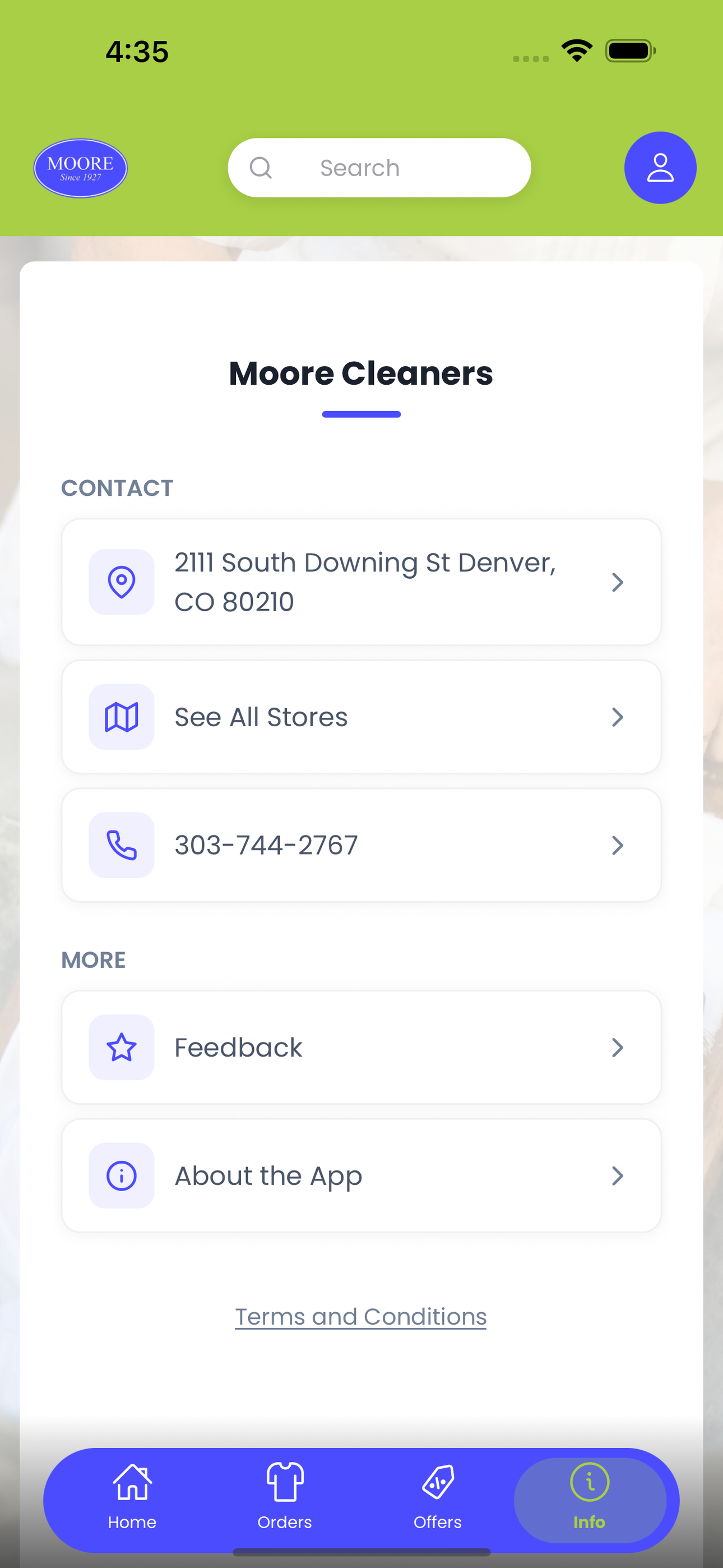 Moore Cleaners screenshot 3