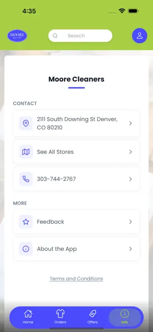 Moore Cleaners screenshot 3