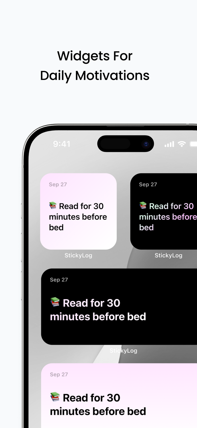 Sticky Log Habit Tracker