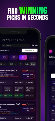 PlayerProps.ai: Win More Picks screenshot