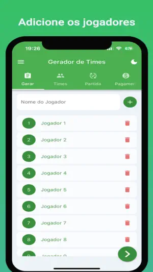 Sorteio de Times - Futebol screenshot 1