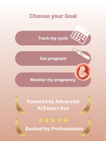 Ovulation Fertility Tracker iPad screenshot