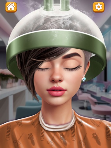 Barber Style Hair Trim Game iPad screenshot