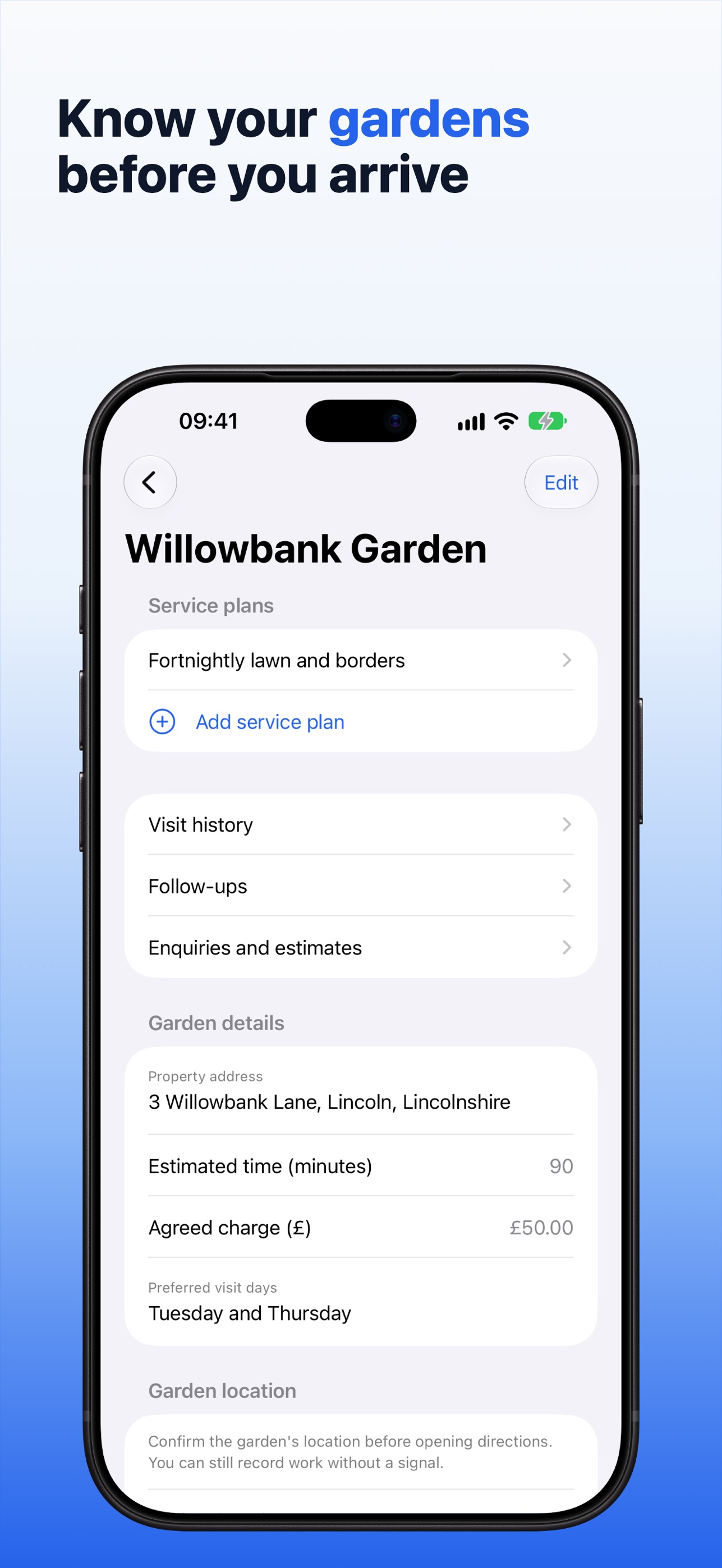 Screenshot 6 of Gardening Job Planner: Rounds