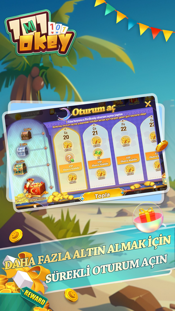 101 Okey Neşeli-Klasik Tavla