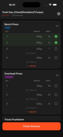 Track My Workouts: Gym Log screenshot