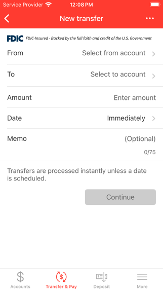 First State Bank of Nashua Screenshot
