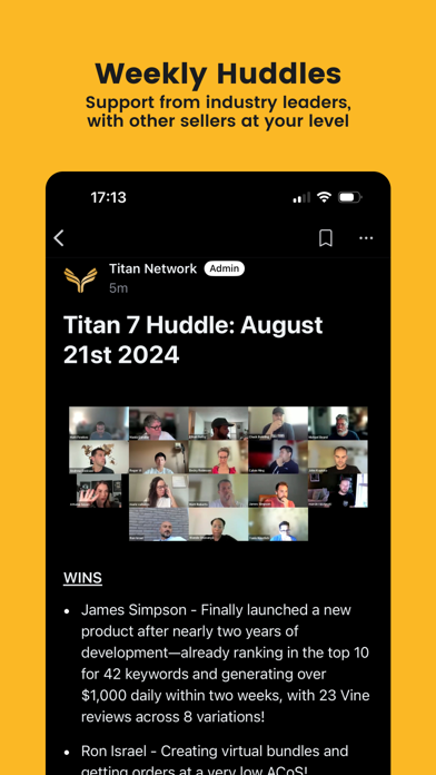 Titan Network iPhone screenshot 7 - Social Networking app