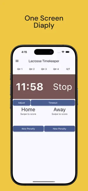Lacrosse Timer (Lax) screenshot 4