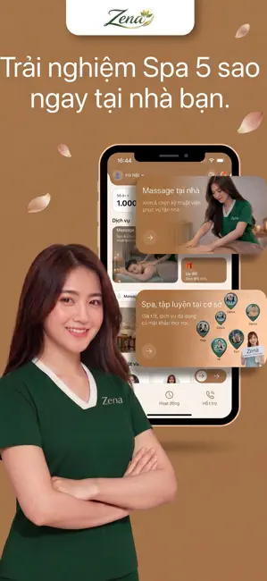 Zena - Massage tại nhà 24/7 iPhone screenshot 1