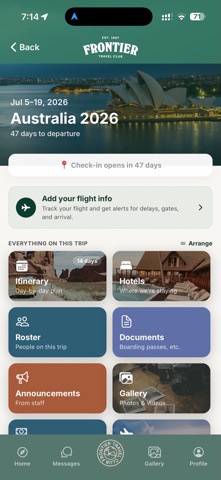 Frontier Travel Club screenshot