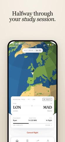Pomodoro Timer - Focus Flight Screenshot 4 of 8