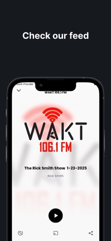 WAKT 106.1 FM screenshot