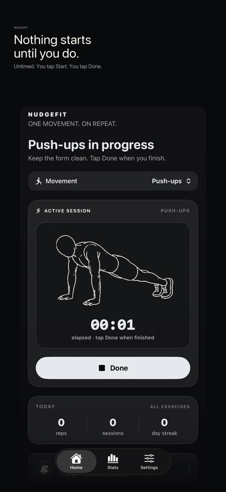 NudgeFit: Get Fit screenshot 4