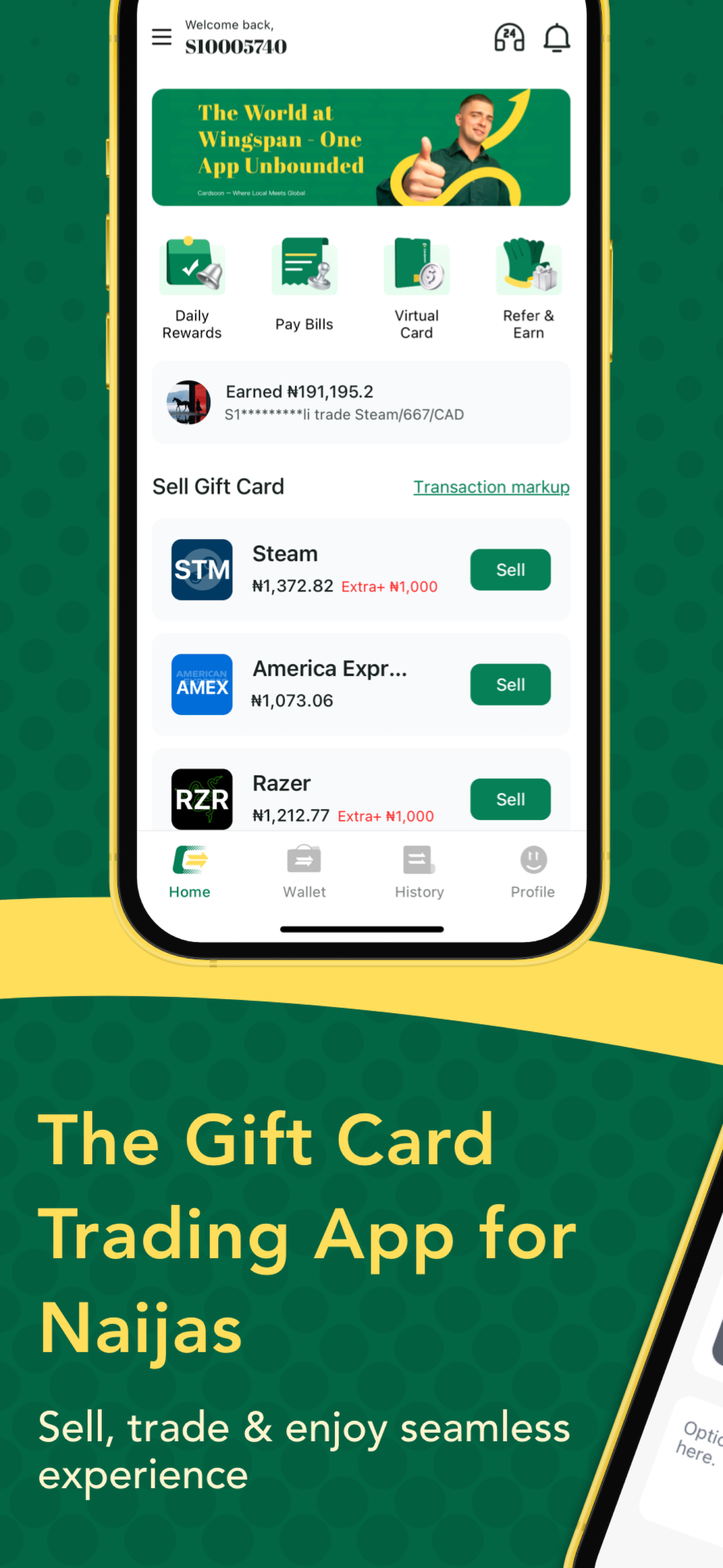 Gift Card on Cardsoon