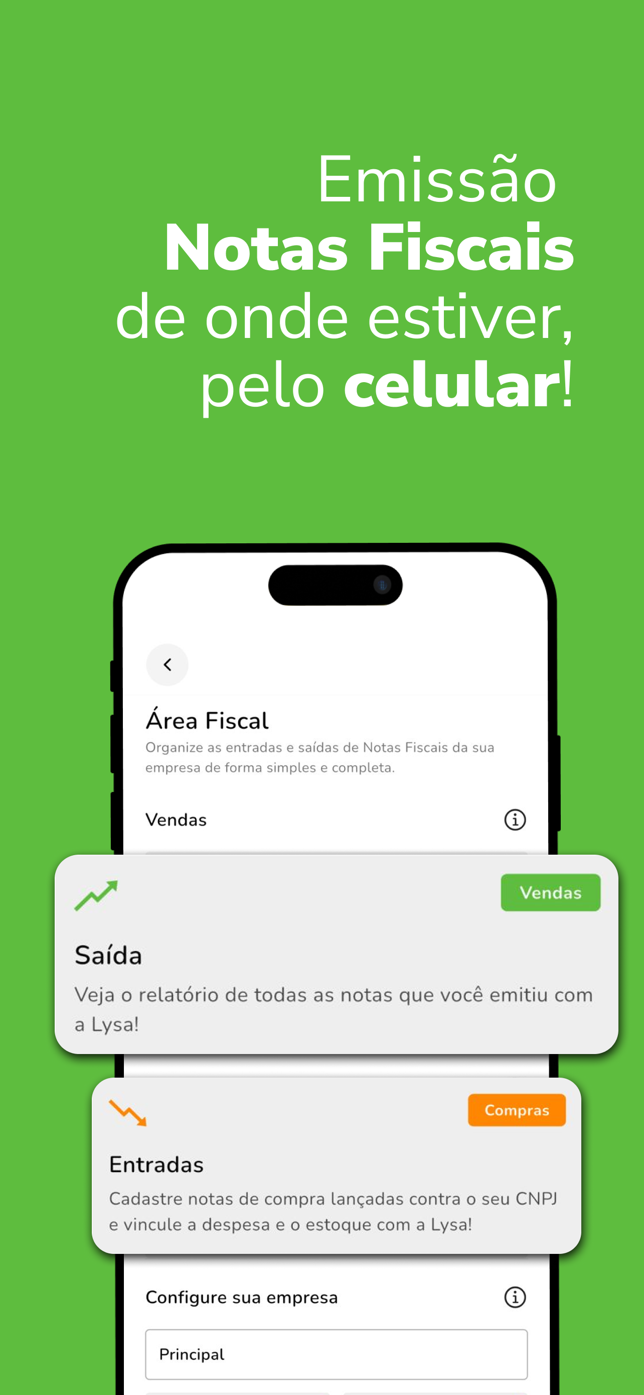 Lysa: Estoque, Notas, PDV e +