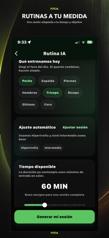 Fitcia screenshot
