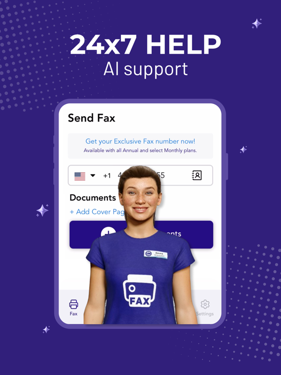 Faxify: Send & Receive Fax App iPad screenshot 3 - Utilities app