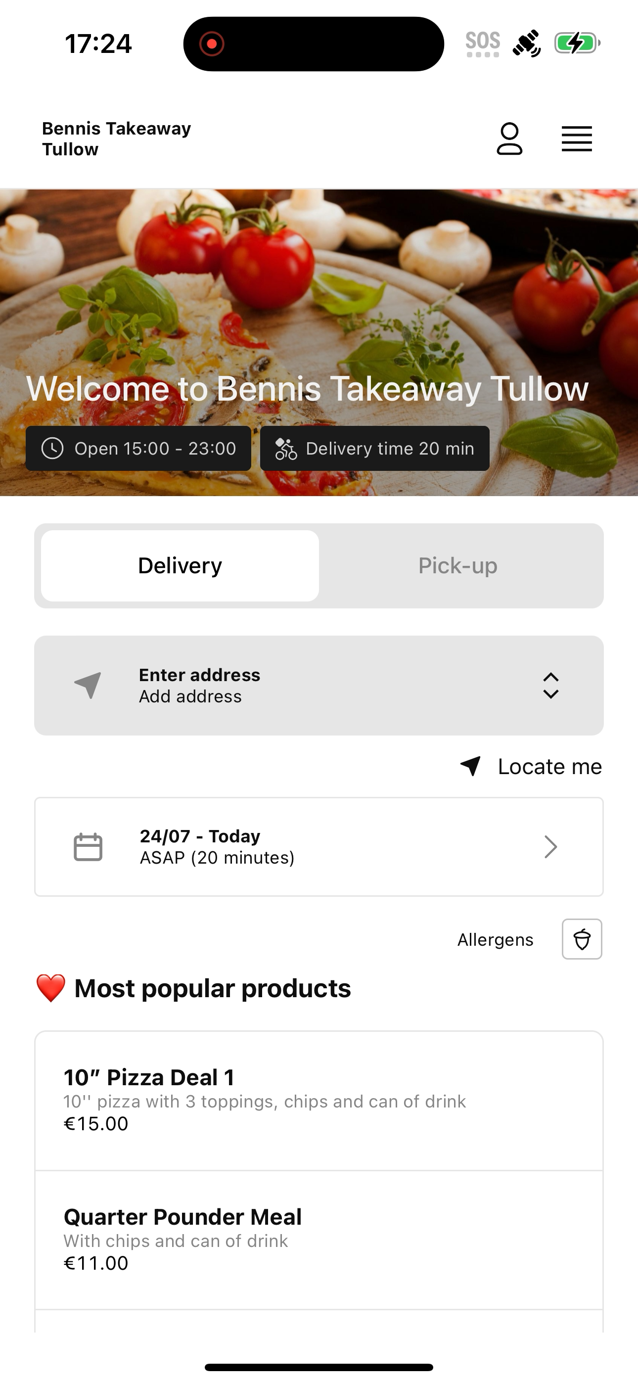 Bennis Takeaway Tullow screenshot 5