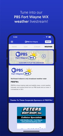 PBS Fort Wayne screenshot