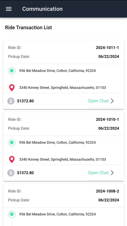 1987 Group Driver App