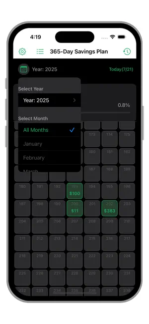 365-day savings plan-Easy Goal screenshot 1