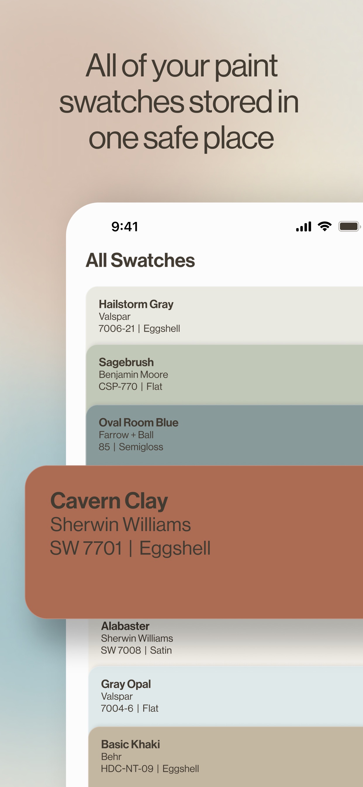 Screenshot 2 of SwatchBase