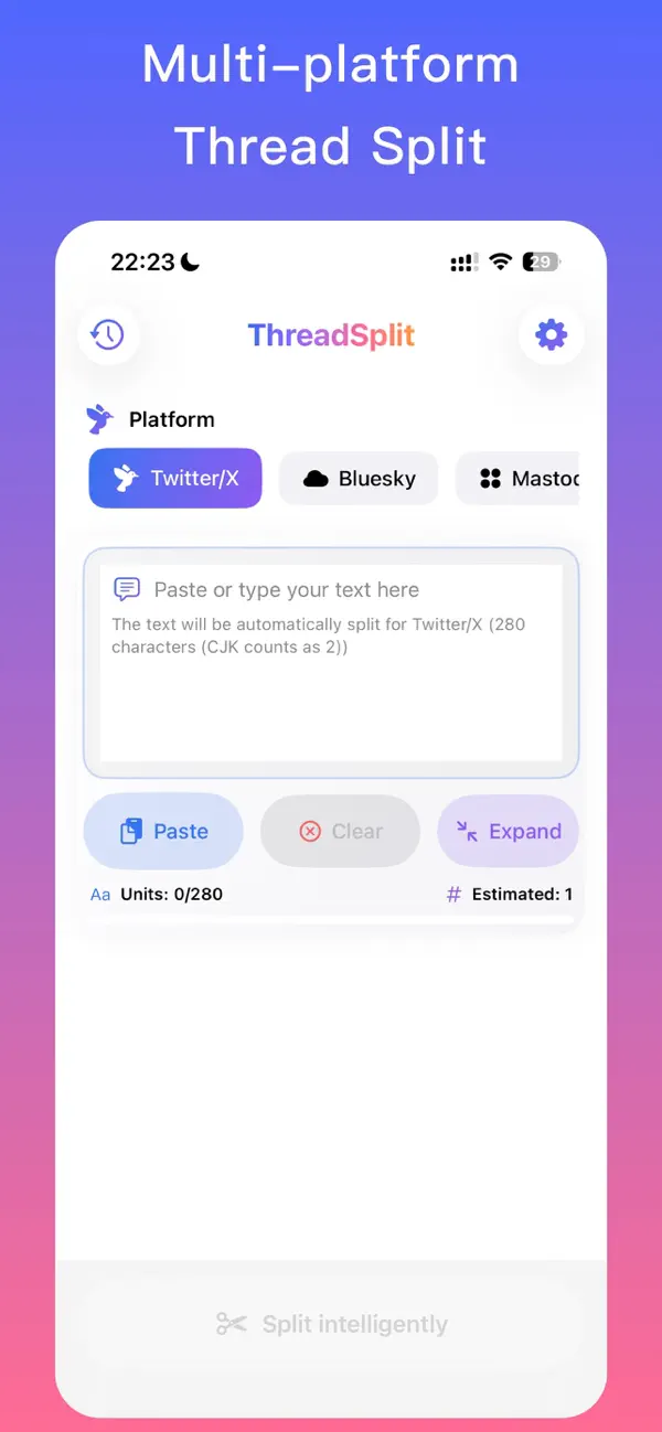 #2. ThreadSplit - Tweet Thread (iOS) بواسطة: 雷雷 张