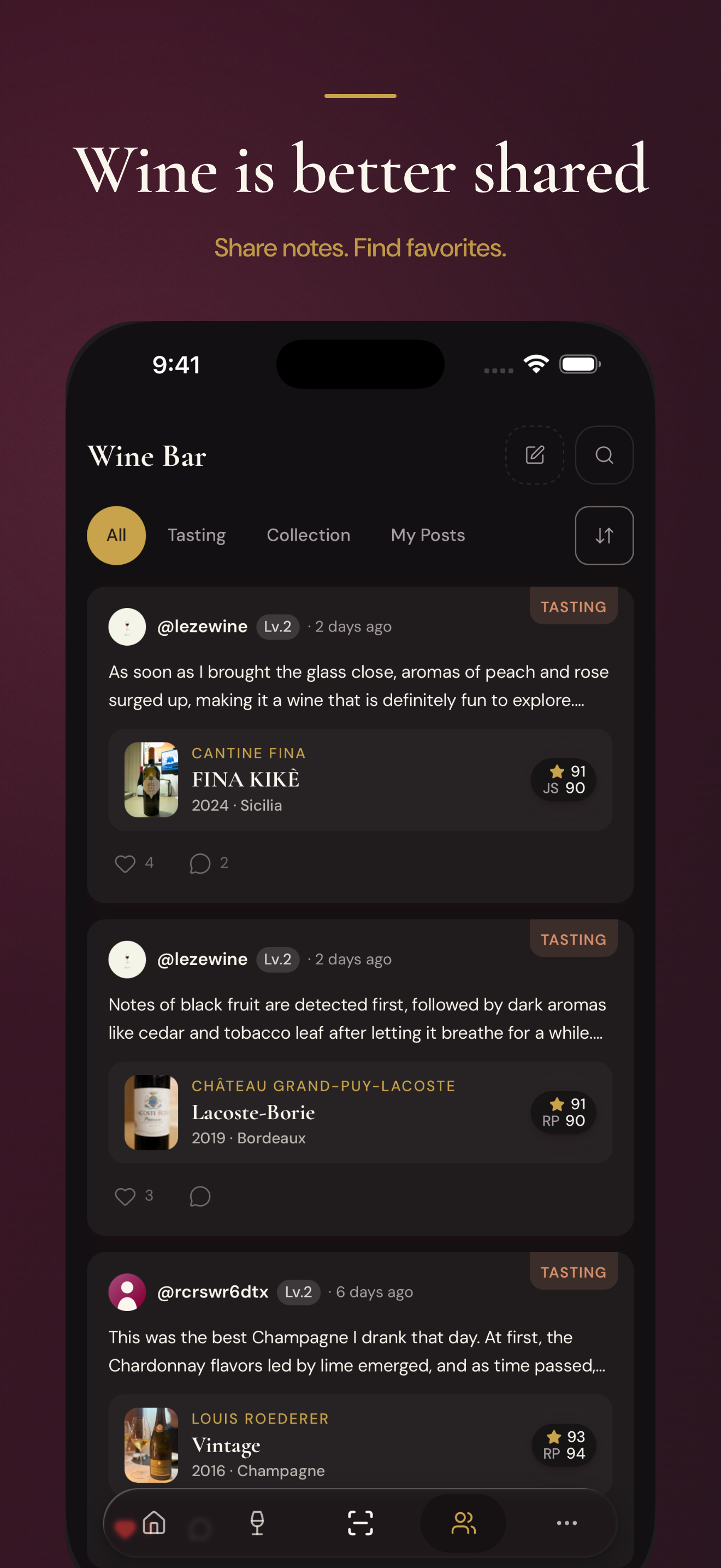 Lézé - Wine Cellar & Notes screenshot 8