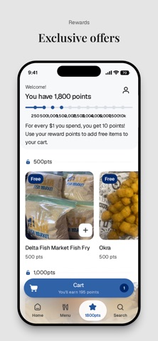 Delta Fish Market iPhone screenshot