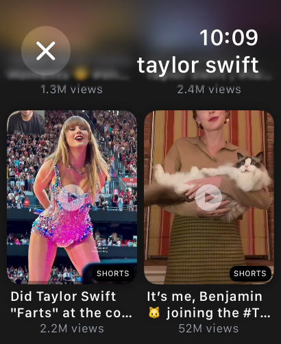 WristShorts for YouTube