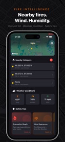 Wildfire monitor - Pyriskopos screenshot