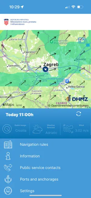 Nautical Info Service Croatia screenshot 1