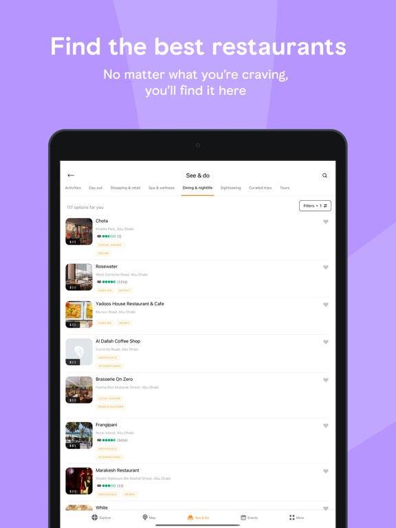 Experience Abu Dhabi iPad screenshot 4 - Travel app