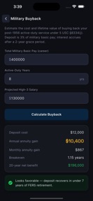 FERS Pro: Pension Calculator screenshot