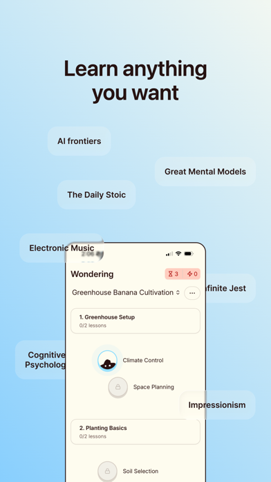 Wondering - Learn Anything screenshot