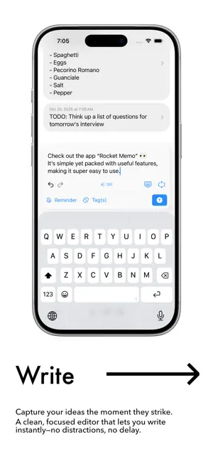 Rocket Memo screenshot 1