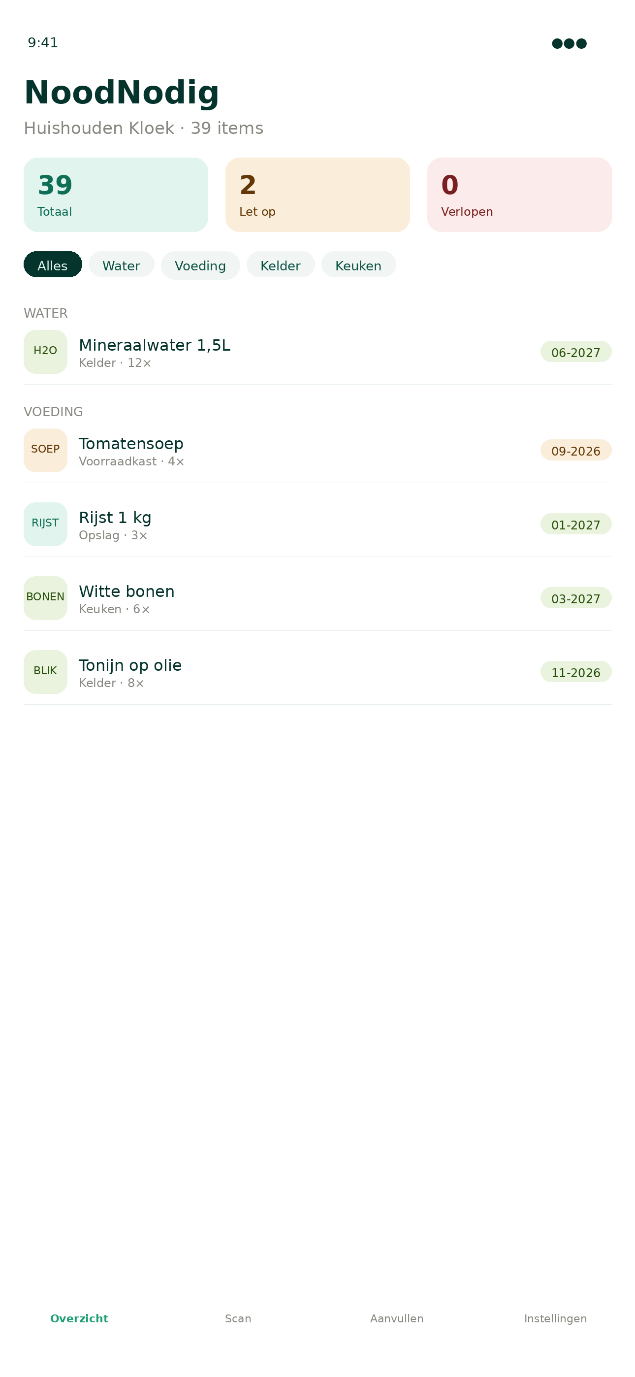 NoodNodig screenshot 2