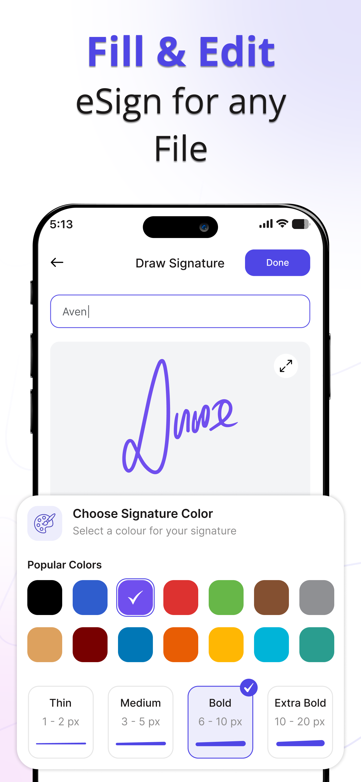 AI Signature Maker: Sign PDF