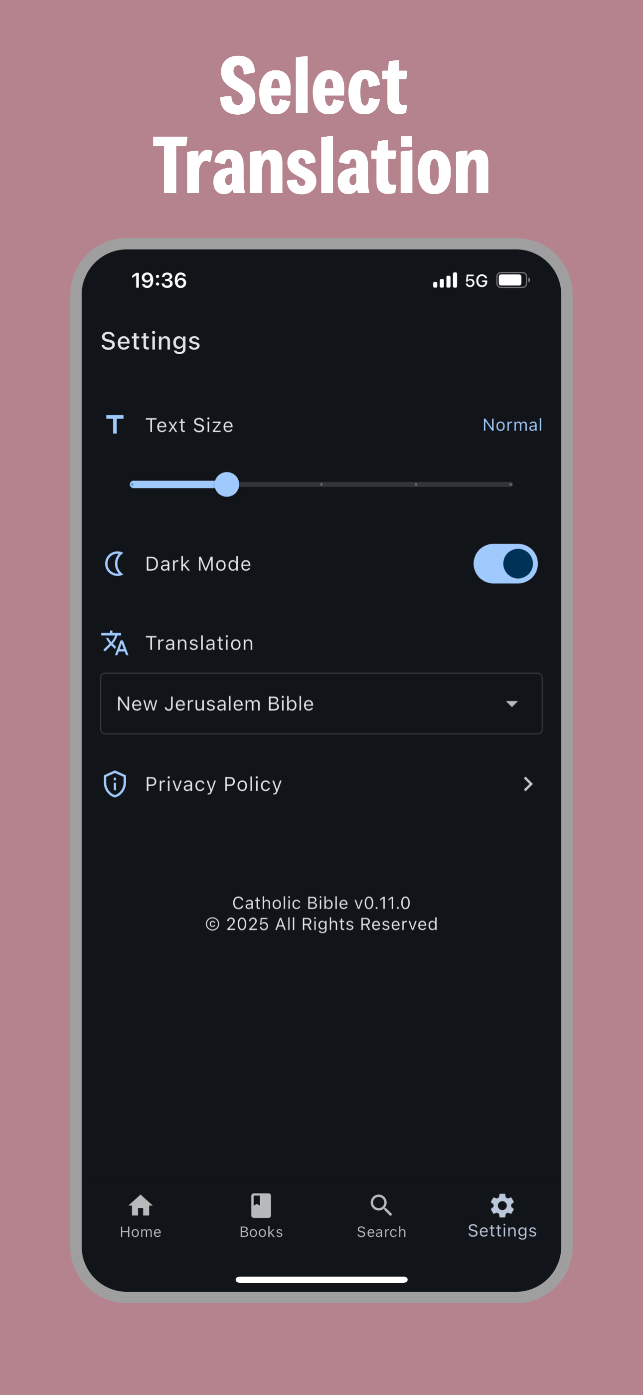 Catholic Bible screenshot 4