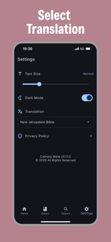 Catholic Bible screenshot