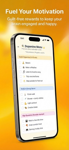 Dopamine — ADHD Daily Planner iPhone screenshot
