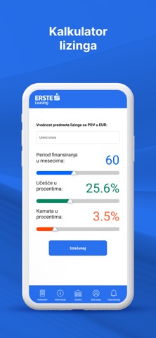 Erste Leasing Srbija screenshot