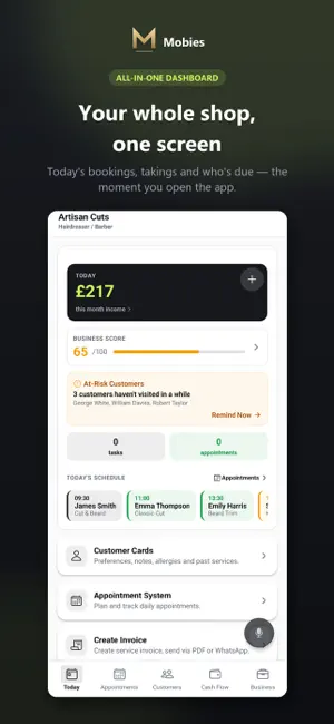 Mobies: Appointment Book & CRM screenshot 1