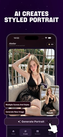 Luvara - AI Portrait Forge Screenshot 1 of 4